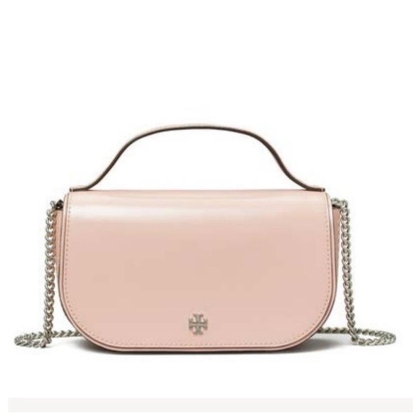 Tory Burch Emerson Top Handle Patent Leather Crossbody Handbag - Picture 1 of 4